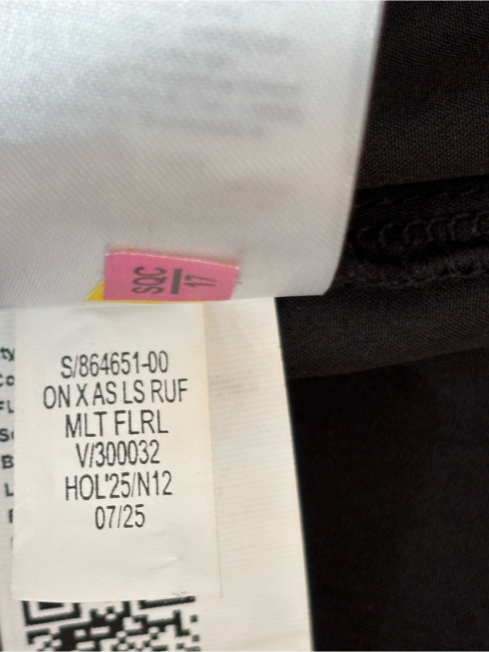 Old Navy X Anna Sui Chiffon Tiered Ruffle Mini Dress Size XXL Dark Floral Boho - Picture 12 of 14